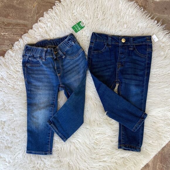 New With Tags Toddler Bundle of Jeans Seven for All Mankind 18 M Gap 18M New - Picture 1 of 14